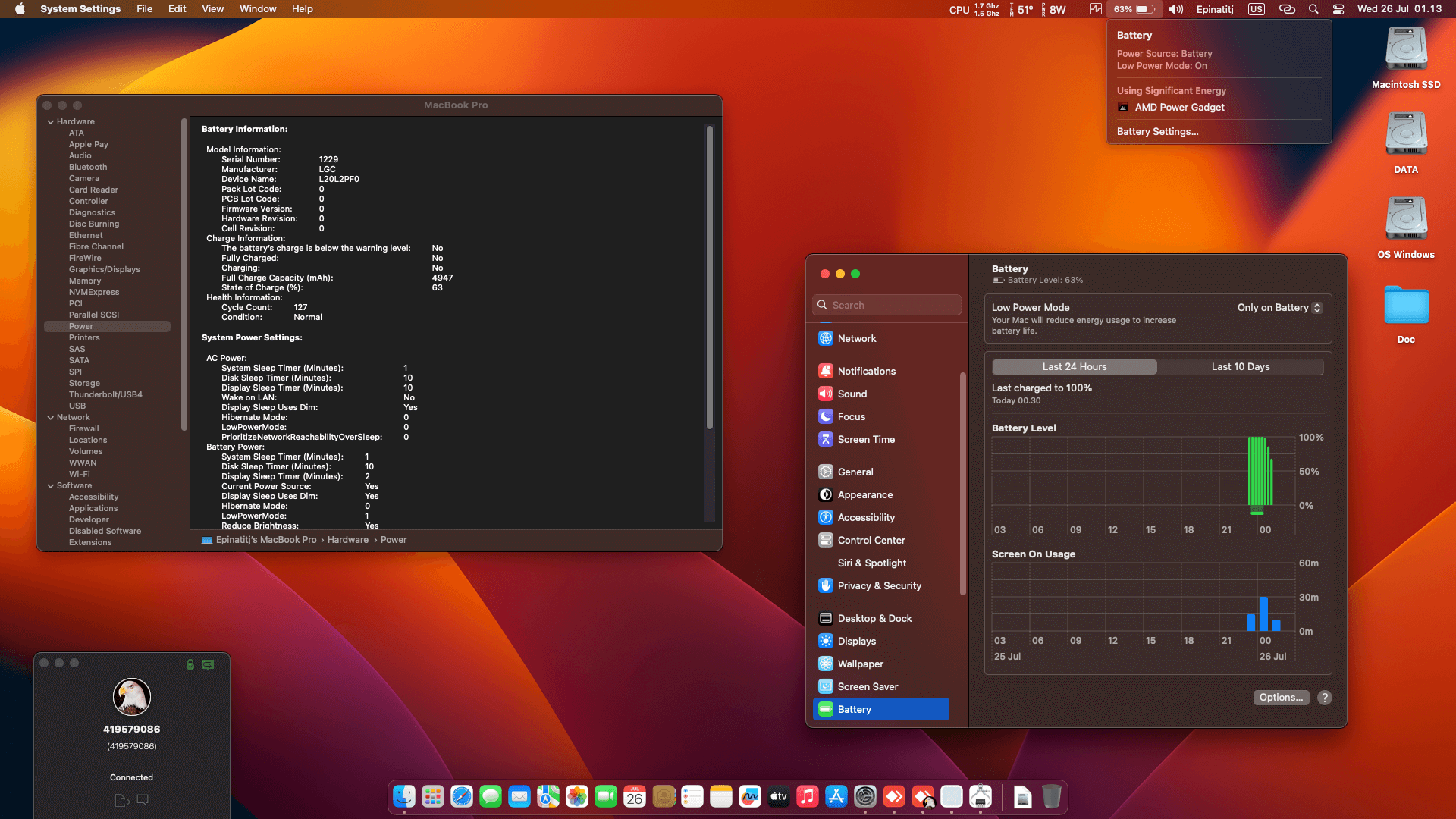 Lenovo Ideapad Slim 3 15ALC6 [AMD Ryzen 7 5700U + Radeon Vega 8 + I2C]   OpenCore 1